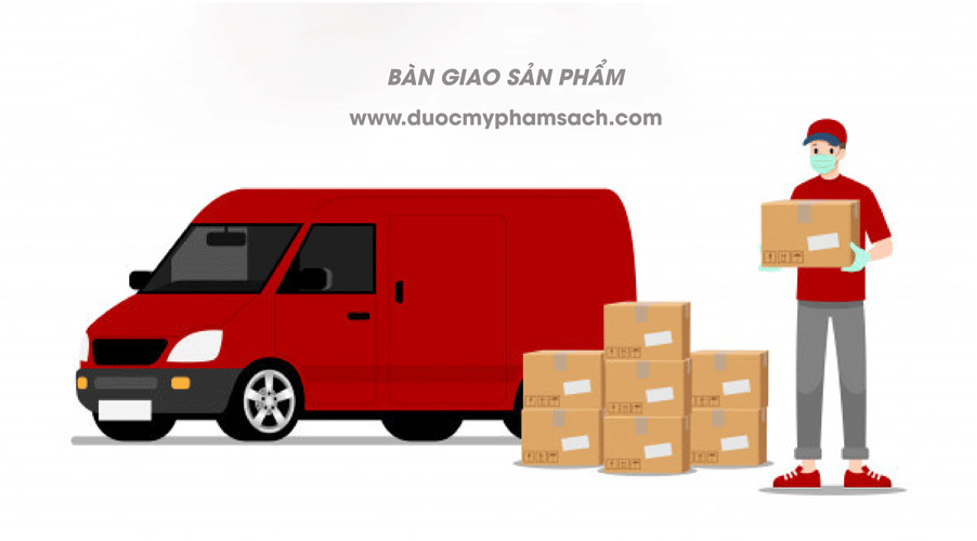 bàn giao sản phẩm gia công mỹ phẩm